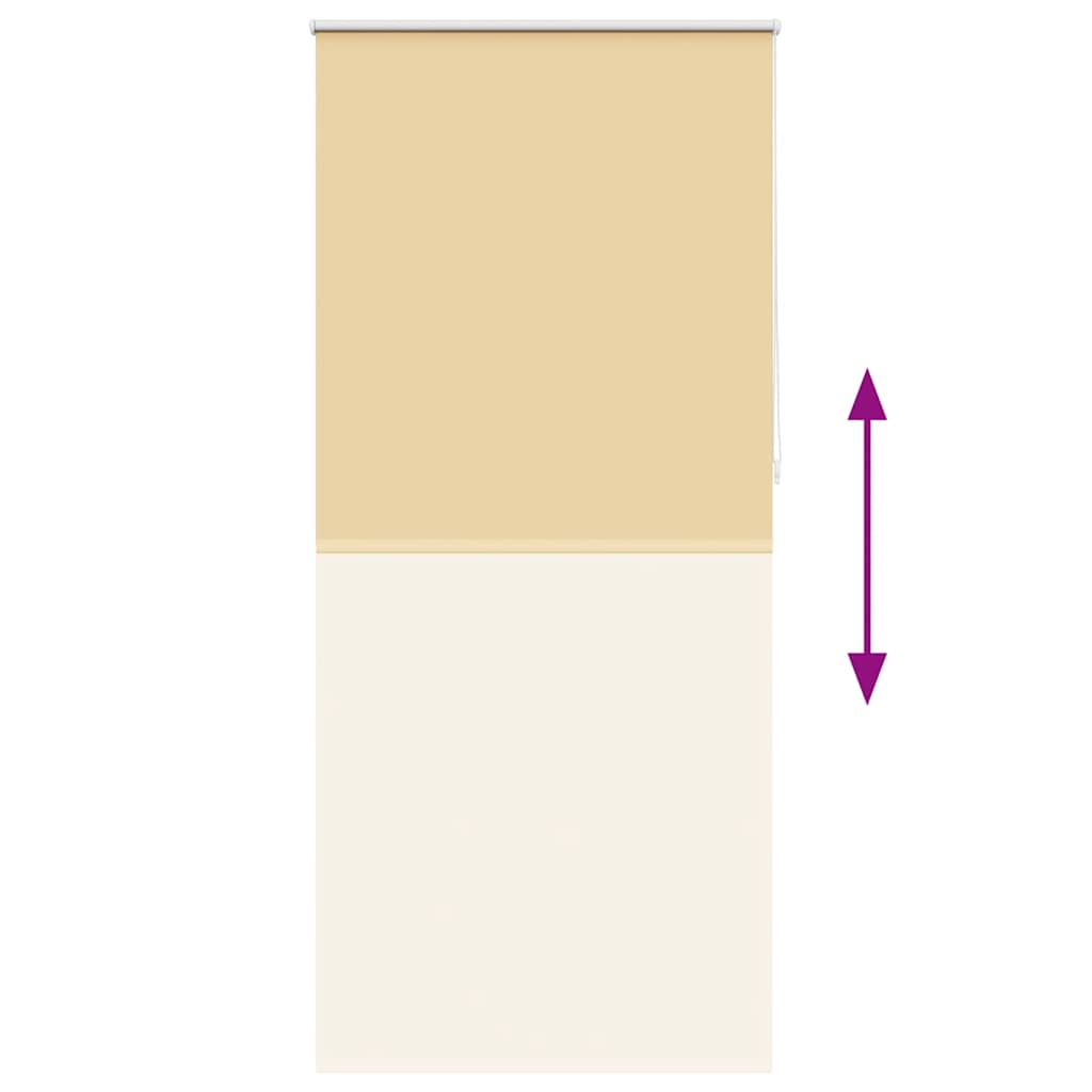Rolgordijn verduisterend 124,4 x 230 cm stofbreedte 120 cm beige