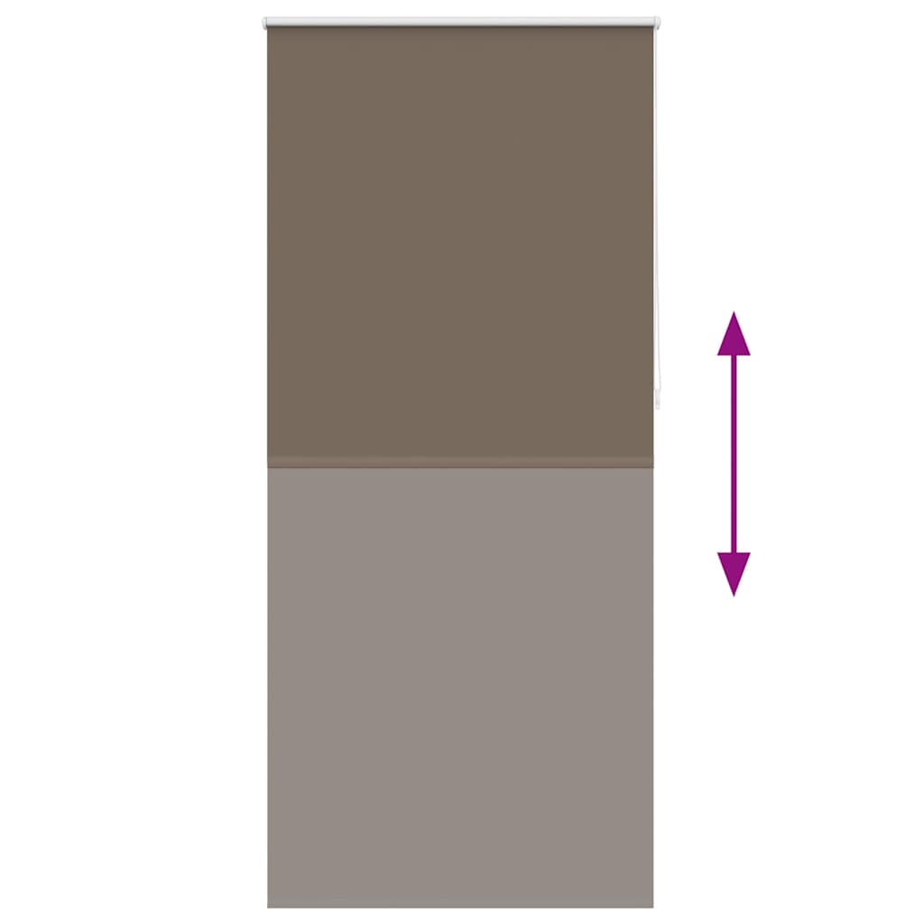 Rolgordijn verduisterend 124,4 x 230 cm stofbreedte 120 cm koffiebruin