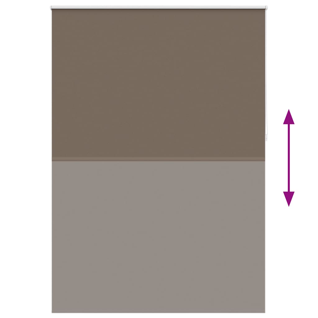 Rolgordijn verduisterend 144,4 x 230 cm stofbreedte 140 cm koffiebruin