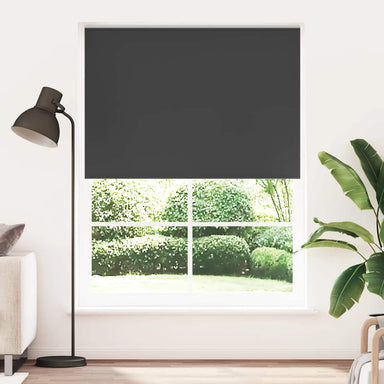 Rolgordijn verduisterend 144,4 x 230 cm stofbreedte 140 cm zwart