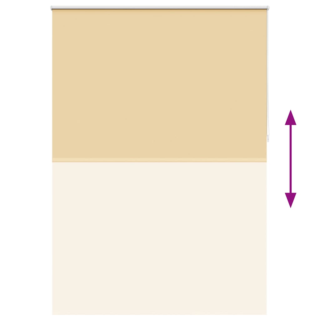 Rolgordijn verduisterend 164,4 x 230 cm stofbreedte 160 cm beige