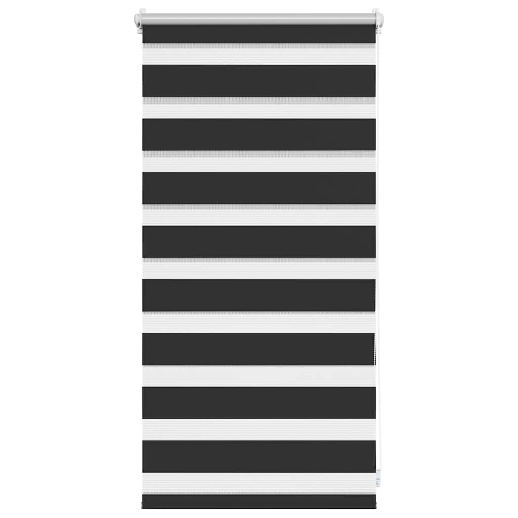 Zebra rolgordijn 40,9 x 100 cm stofbreedte 36,7 cm zwart