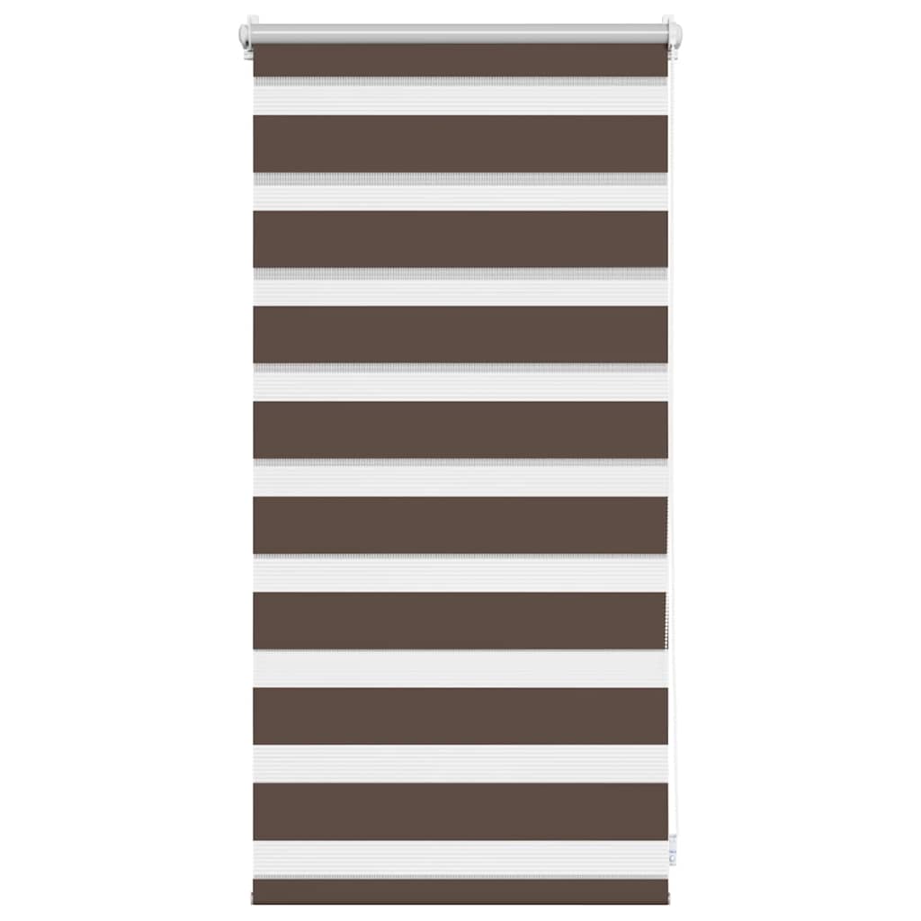 Zebra rolgordijn 40,9x100 cm stofbreedte 36,7 cm koffiebruin