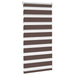 Zebra rolgordijn 40,9x100 cm stofbreedte 36,7 cm koffiebruin