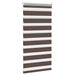 Zebra rolgordijn 40,9x100 cm stofbreedte 36,7 cm koffiebruin