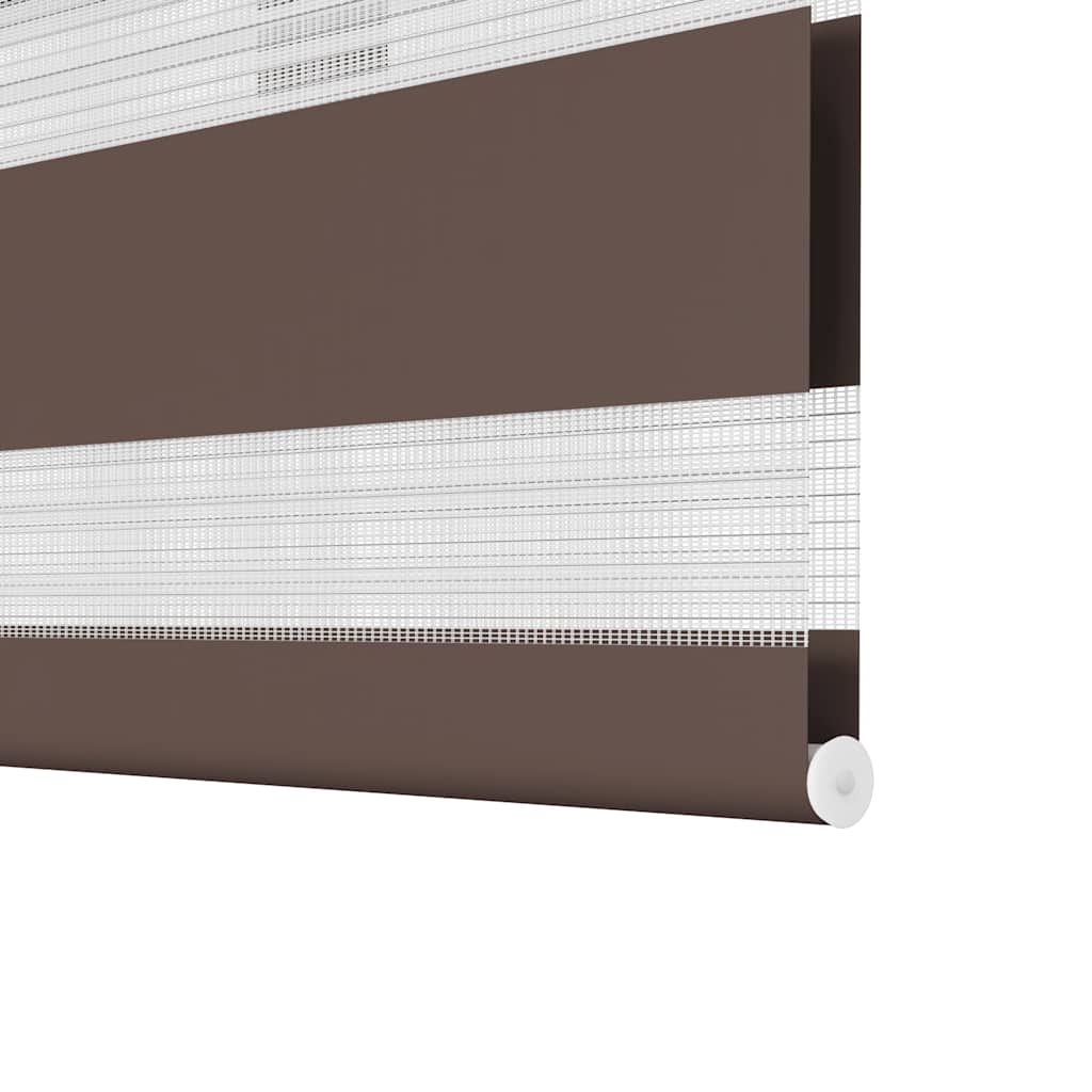 Zebra rolgordijn 40,9x100 cm stofbreedte 36,7 cm koffiebruin