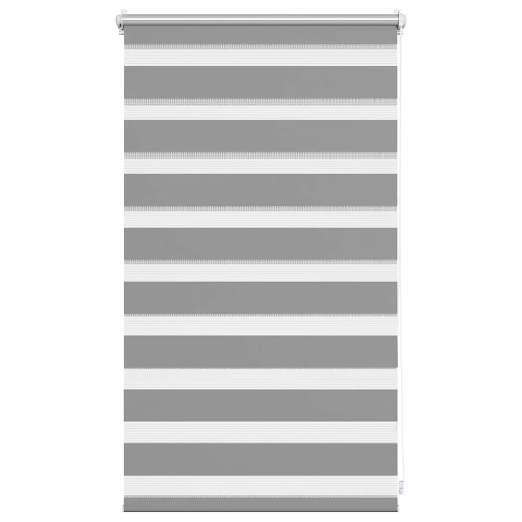 Zebra rolgordijn 50,9x100 cm stofbreedte 46,7 cm grijs