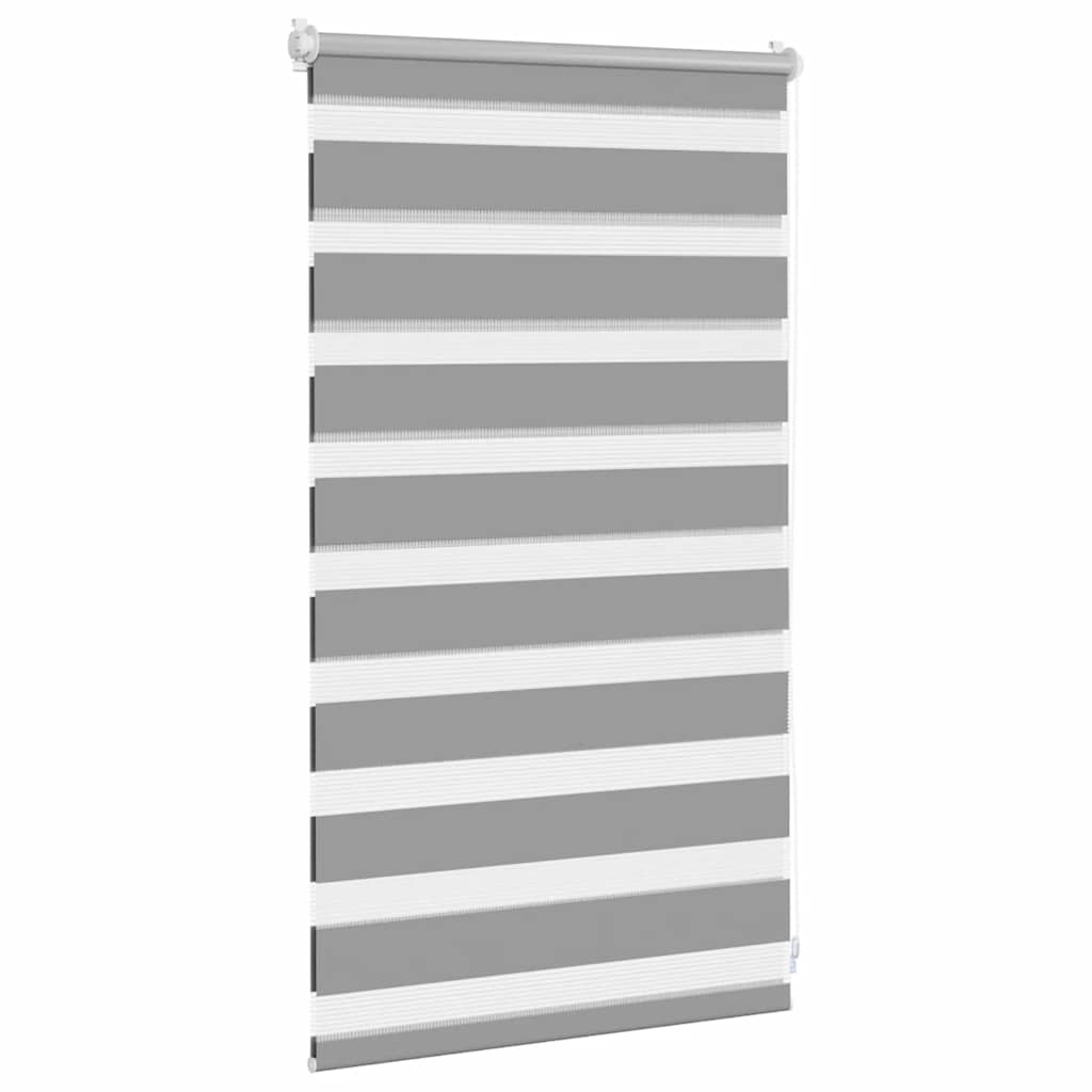 Zebra rolgordijn 50,9x100 cm stofbreedte 46,7 cm grijs