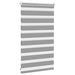 Zebra rolgordijn 50,9x100 cm stofbreedte 46,7 cm grijs