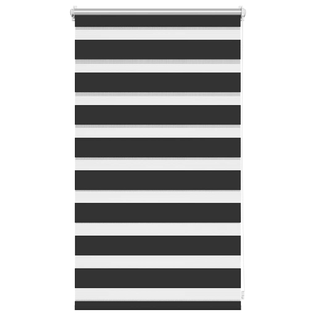 Zebra rolgordijn 50,9x100 cm stofbreedte 46,7 cm zwart