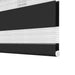 Zebra rolgordijn 50,9x100 cm stofbreedte 46,7 cm zwart