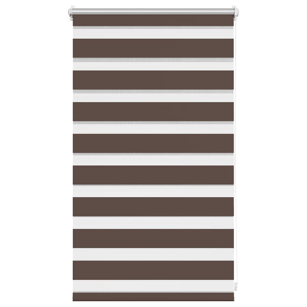 Zebra rolgordijn 50,9x100 cm stofbreedte 46,7 cm koffiebruin