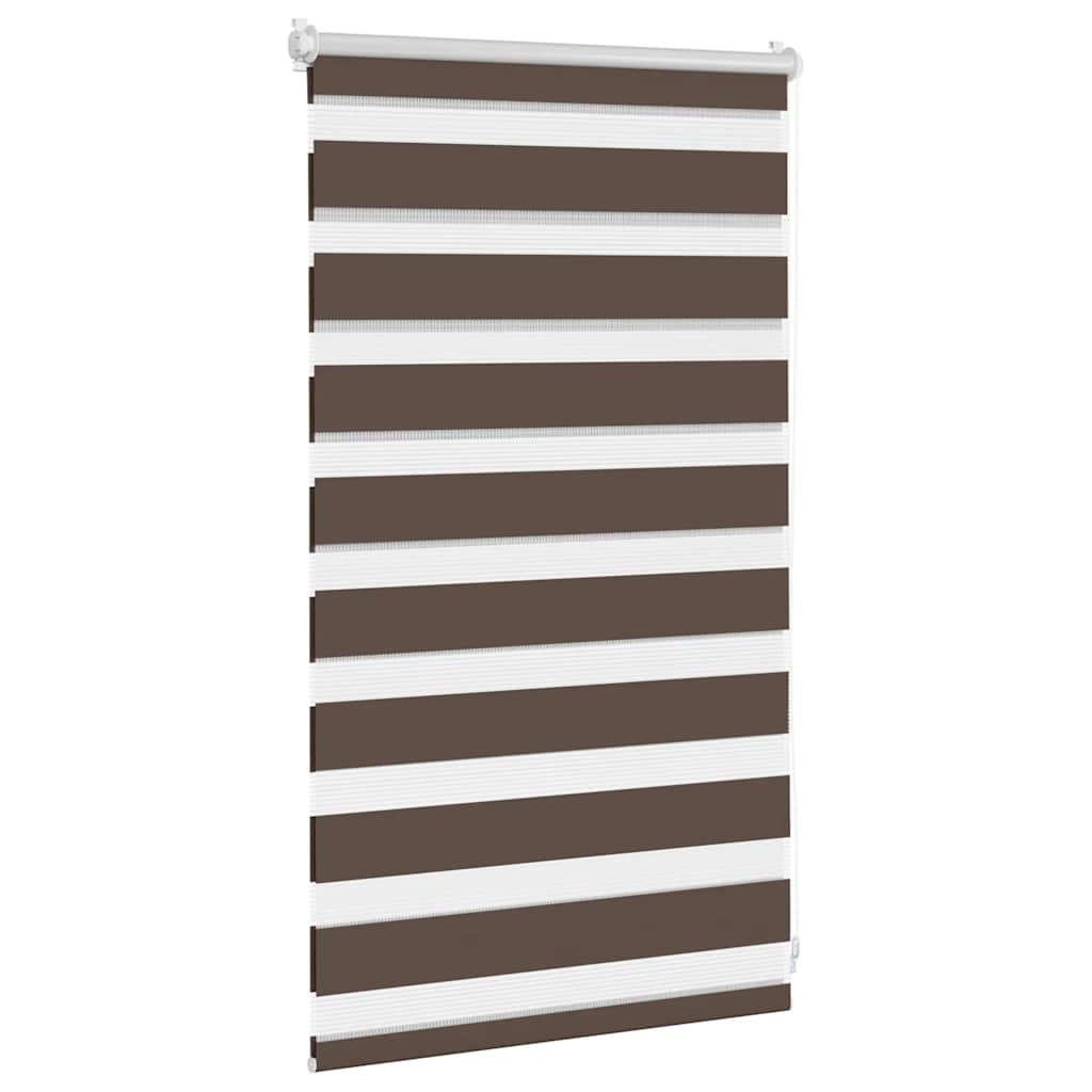 Zebra rolgordijn 50,9x100 cm stofbreedte 46,7 cm koffiebruin