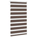Zebra rolgordijn 50,9x100 cm stofbreedte 46,7 cm koffiebruin