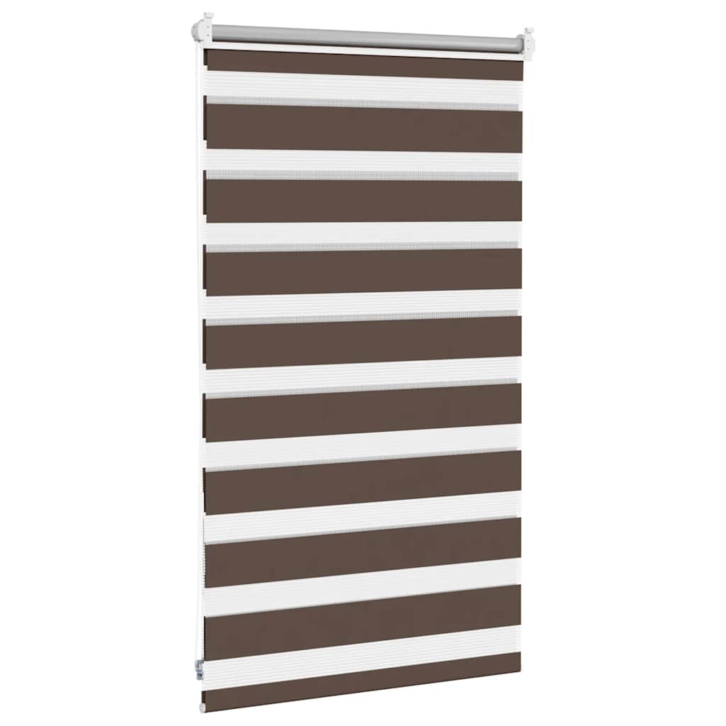 Zebra rolgordijn 50,9x100 cm stofbreedte 46,7 cm koffiebruin