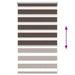Zebra rolgordijn 50,9x100 cm stofbreedte 46,7 cm koffiebruin