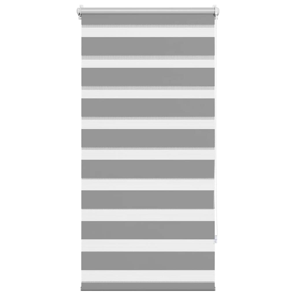 Zebra rolgordijn 60,9 x 120 cm stofbreedte 56,7 cm grijs
