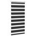 Zebra rolgordijn 60,9 x 120 cm stofbreedte 56,7 cm zwart