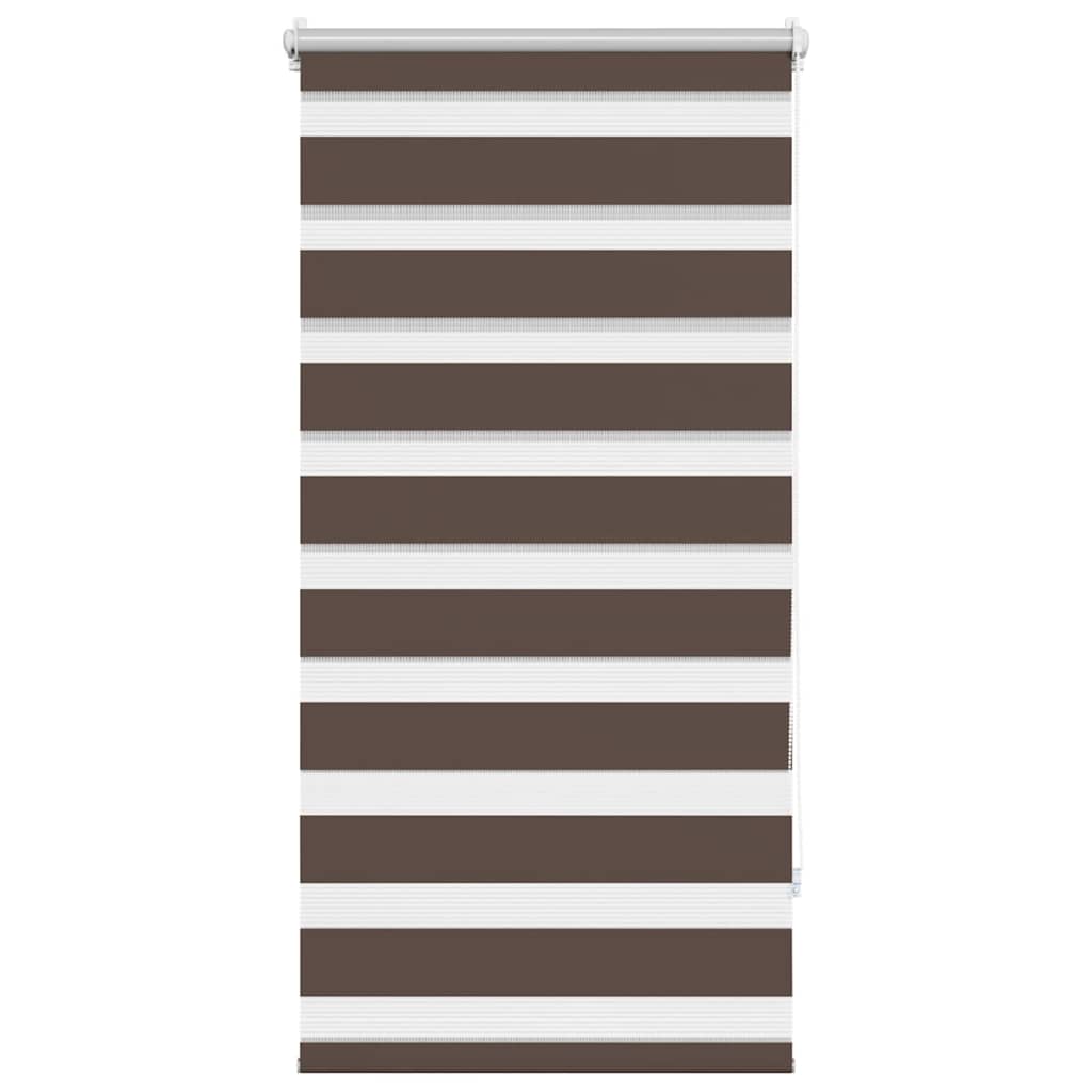 Zebra rolgordijn 60,9 x 120 cm stofbreedte 56,7 cm koffiebruin