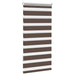 Zebra rolgordijn 60,9 x 120 cm stofbreedte 56,7 cm koffiebruin