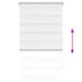 Zebra rolgordijn 70,9 x 120 cm stofbreedte 66,7 cm wit