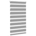 Zebra rolgordijn 70,9 x 120 cm stofbreedte 66,7 cm grijs