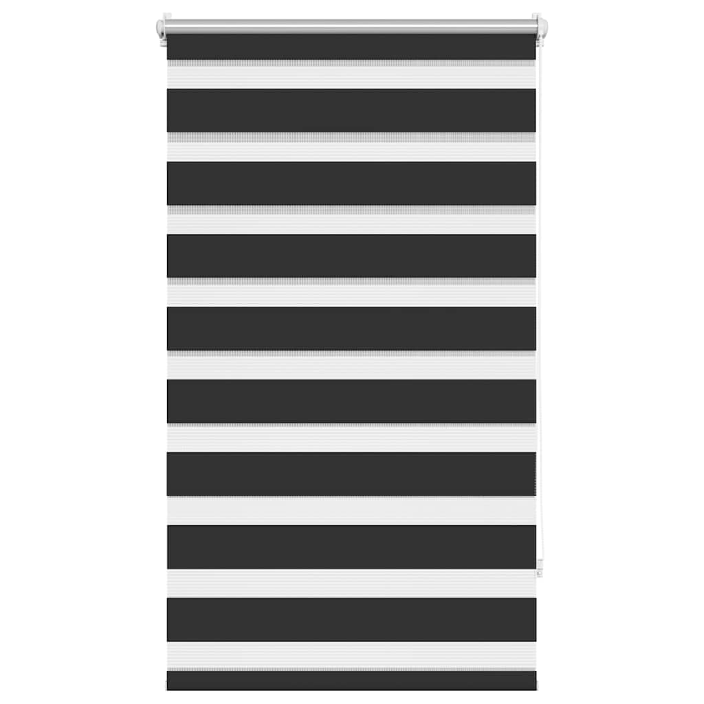 Zebra rolgordijn 70,9 x 120 cm stofbreedte 66,7 cm zwart