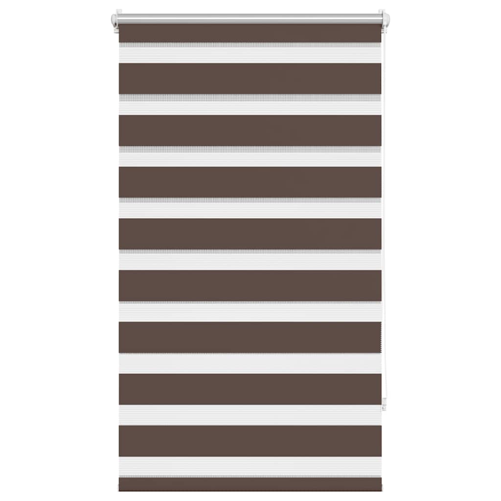 Zebra rolgordijn 70,9 x 120 cm stofbreedte 66,7 cm koffiebruin
