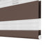 Zebra rolgordijn 70,9 x 120 cm stofbreedte 66,7 cm koffiebruin