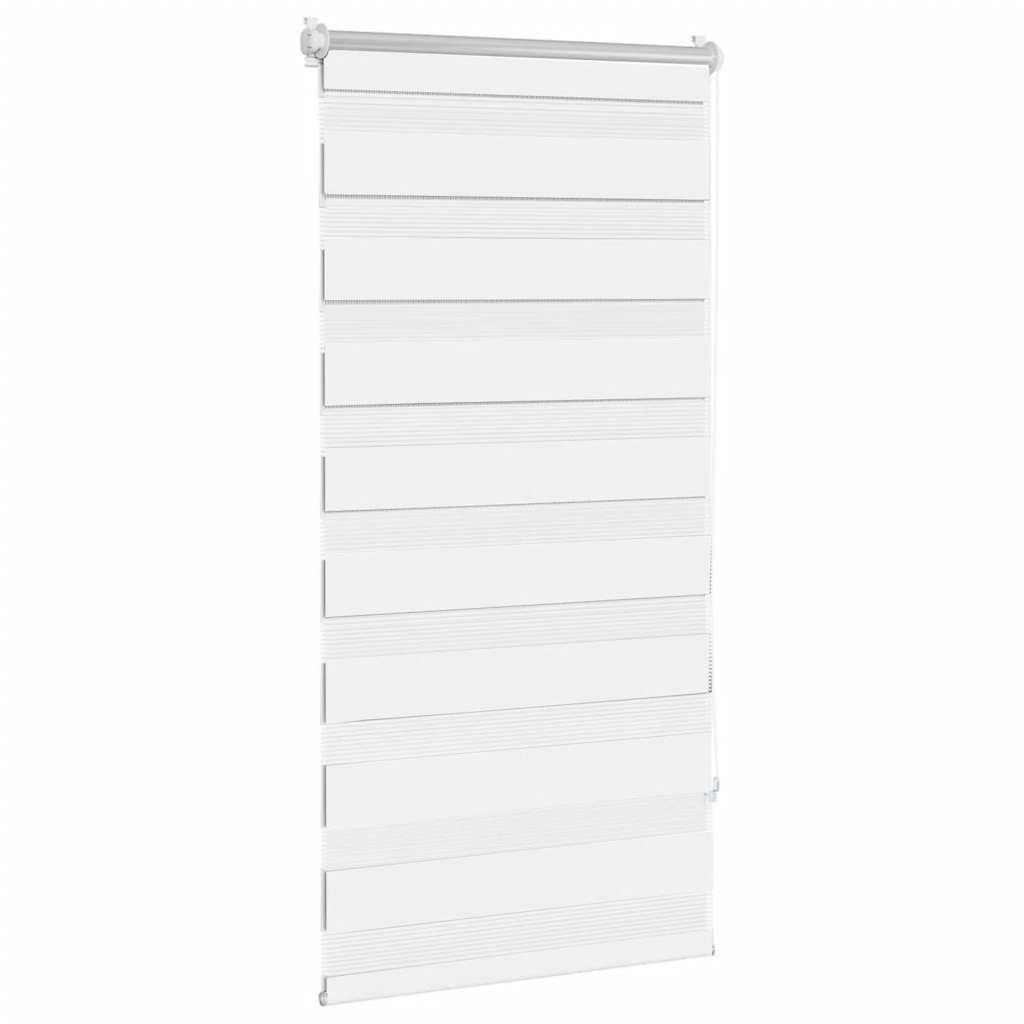 Zebra rolgordijn 80,9 x 150 cm stofbreedte 76,7 cm wit