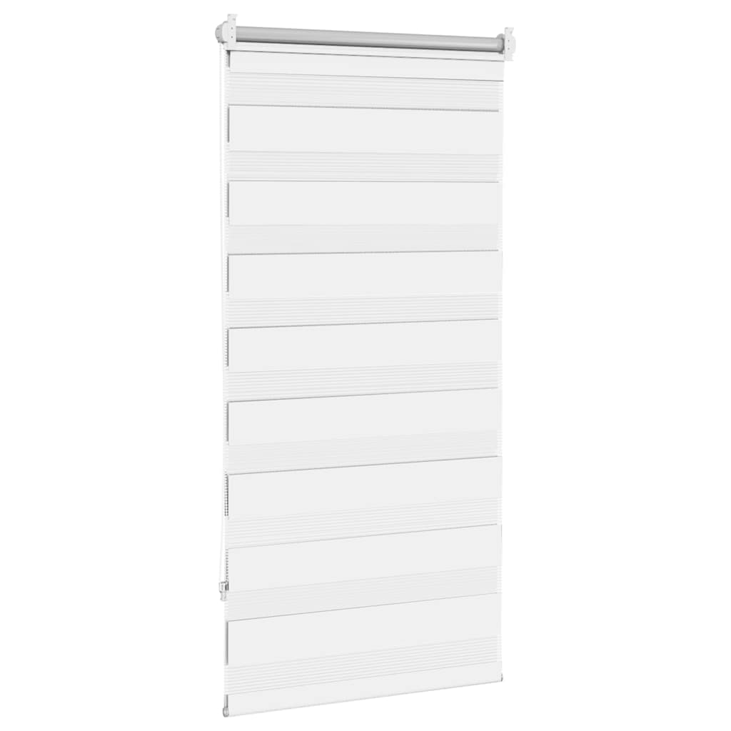 Zebra rolgordijn 80,9 x 150 cm stofbreedte 76,7 cm wit
