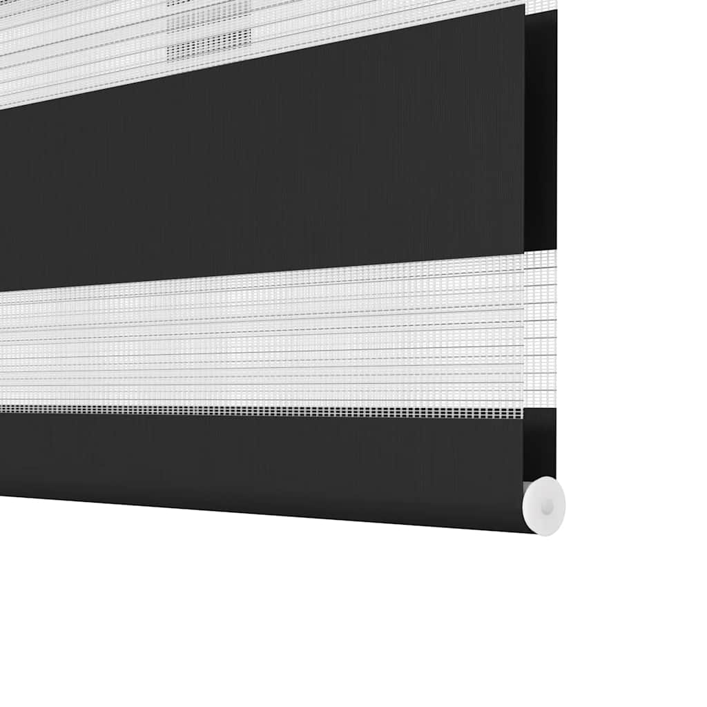 Zebra rolgordijn 80,9 x 150 cm stofbreedte 76,7 cm zwart
