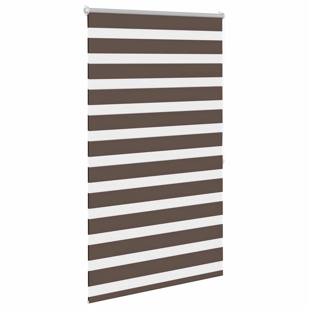 Zebra rolgordijn 80,9 x 175 cm stofbreedte 76,7 cm koffiebruin