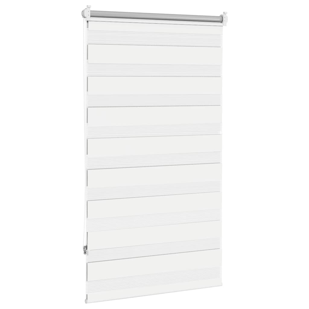 Zebra rolgordijn 90,9 x 150 cm stofbreedte 86,7 cm wit