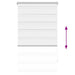 Zebra rolgordijn 90,9 x 150 cm stofbreedte 86,7 cm wit