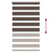 Zebra rolgordijn 90,9 x 150 cm stofbreedte 86,7 cm koffiebruin