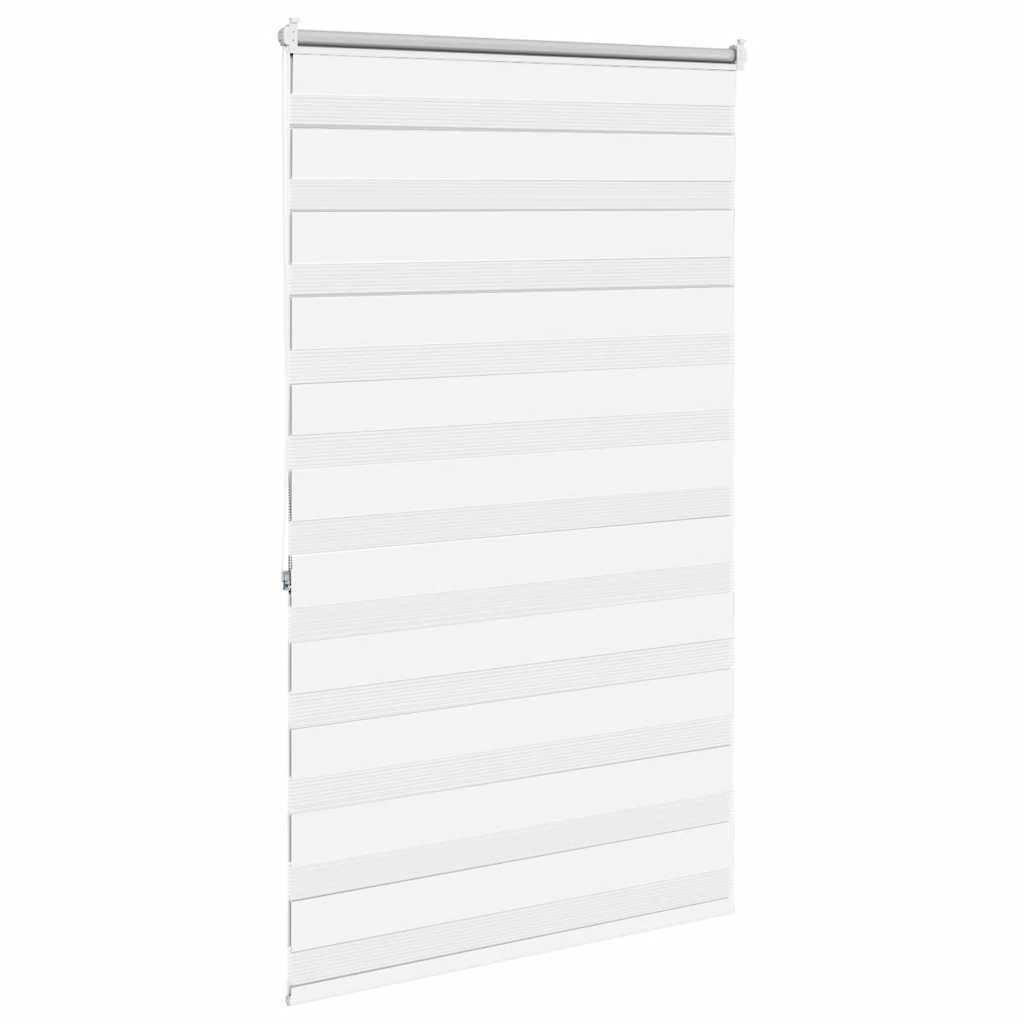 Zebra rolgordijn 100,9 x 175 cm stofbreedte 96,7 cm wit