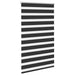 Zebra rolgordijn 100,9 x 175 cm stofbreedte 96,7 cm zwart
