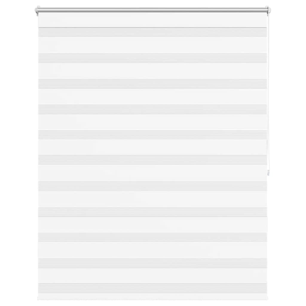 Zebra rolgordijn 120,9 x 175 cm stofbreedte 116,7 cm wit