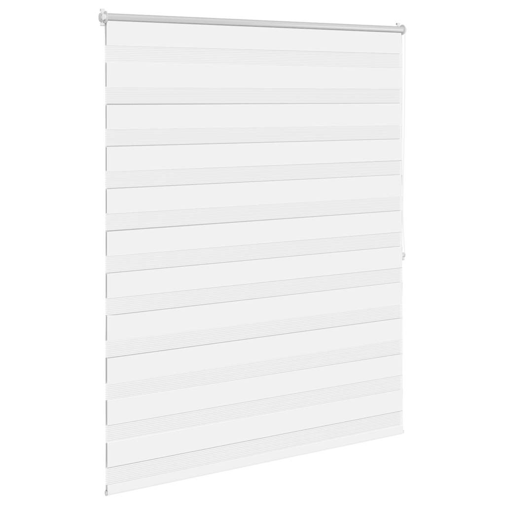 Zebra rolgordijn 120,9 x 175 cm stofbreedte 116,7 cm wit