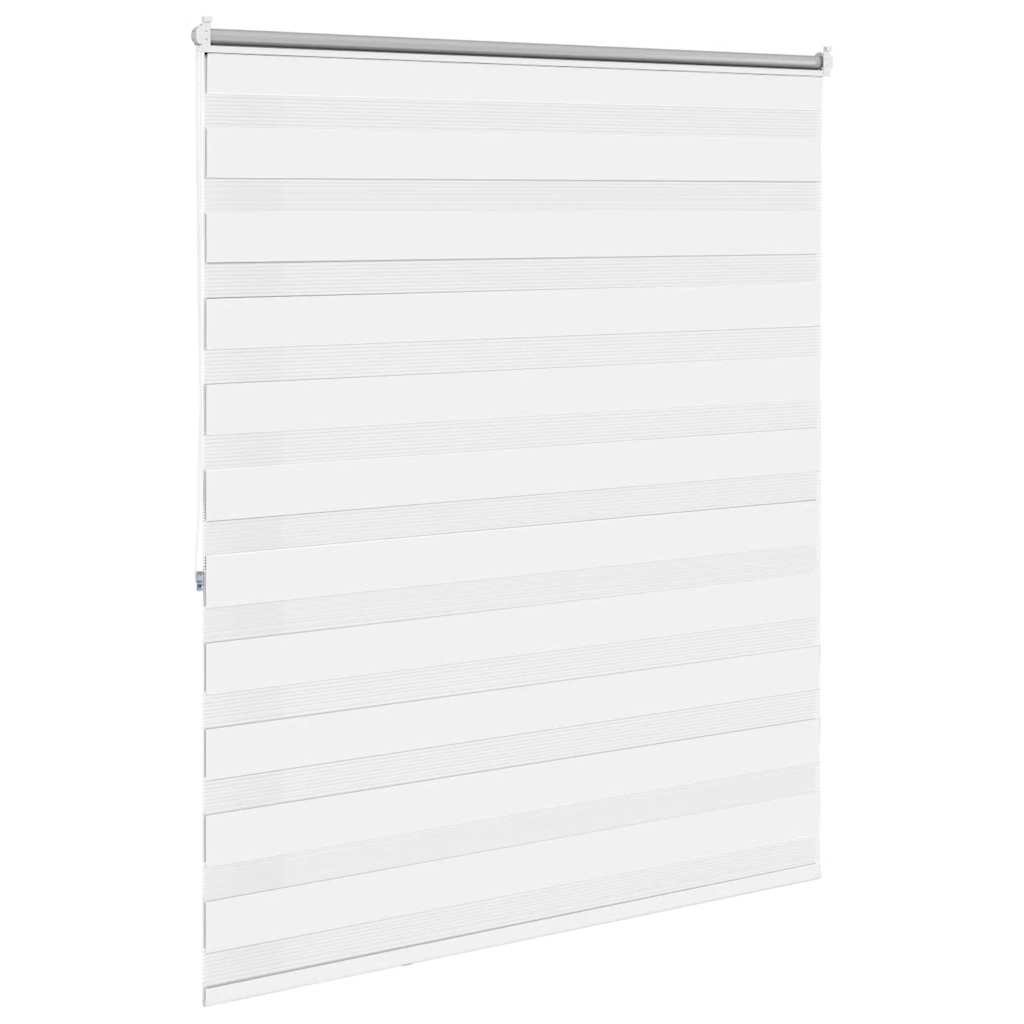 Zebra rolgordijn 120,9 x 175 cm stofbreedte 116,7 cm wit