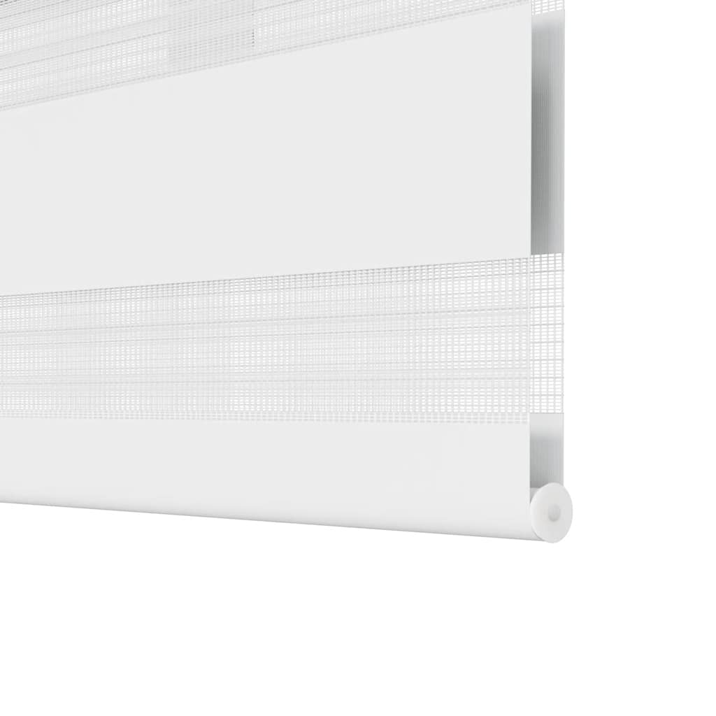 Zebra rolgordijn 120,9 x 175 cm stofbreedte 116,7 cm wit