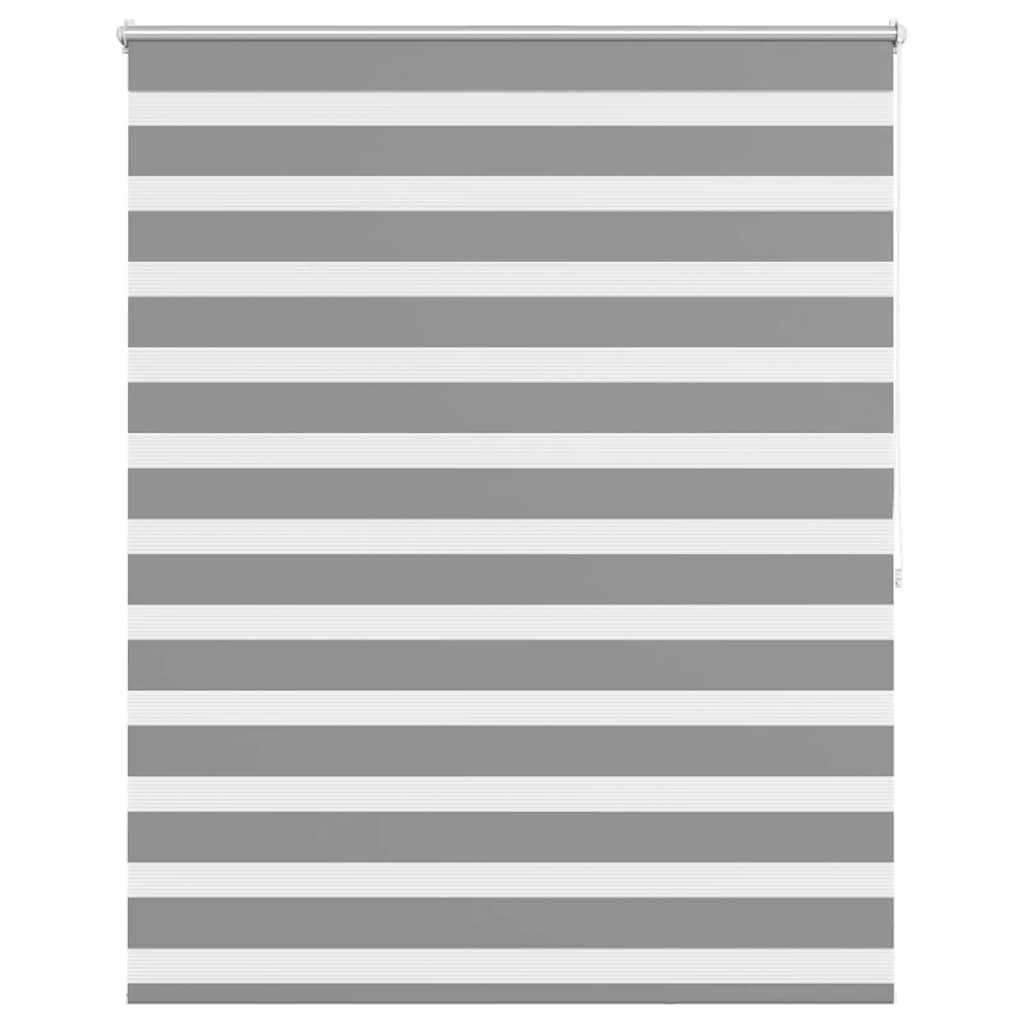 Zebra rolgordijn 120,9 x 175 cm stofbreedte 116,7 cm grijs