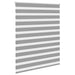 Zebra rolgordijn 120,9 x 175 cm stofbreedte 116,7 cm grijs