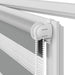 Zebra rolgordijn 120,9 x 175 cm stofbreedte 116,7 cm grijs
