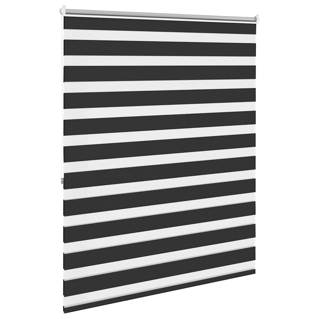 Zebra rolgordijn 120,9 x 175 cm stofbreedte 116,7 cm zwart
