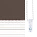 Zebra rolgordijn 120,9 x 175 cm stofbreedte 116,7 cm koffiebruin