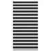 Zebra rolgordijn 120,9 x 230 cm stofbreedte 116,7 cm zwart