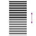 Zebra rolgordijn 120,9 x 230 cm stofbreedte 116,7 cm zwart