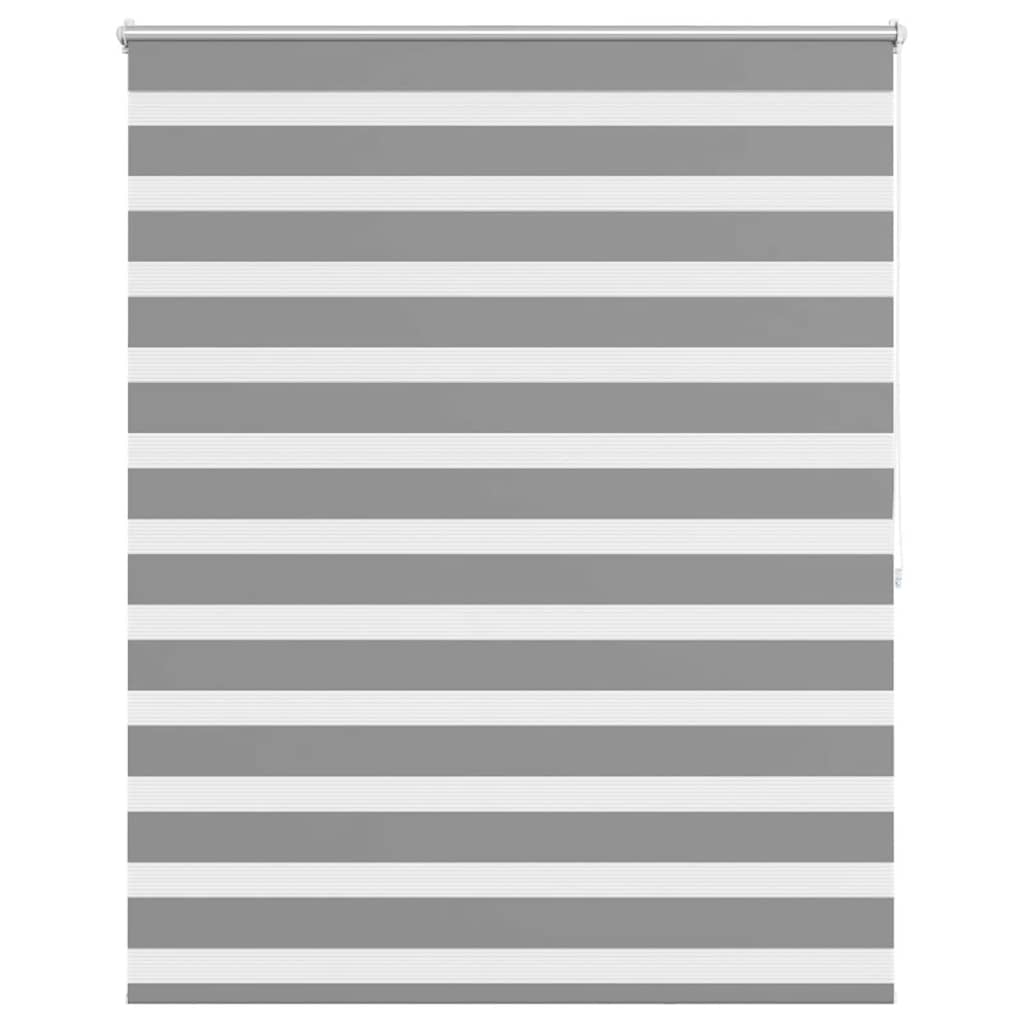 Zebra rolgordijn 140,9 x 175 cm stofbreedte 136,7 cm grijs
